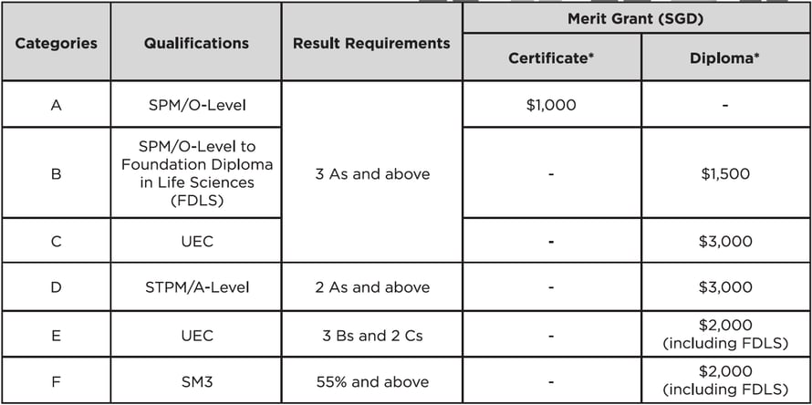 merit grant t&C-1